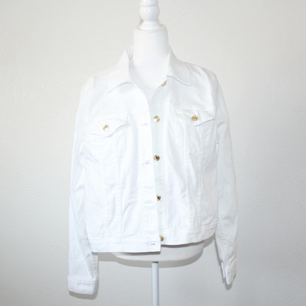 Michael Kors White Denim Jacket